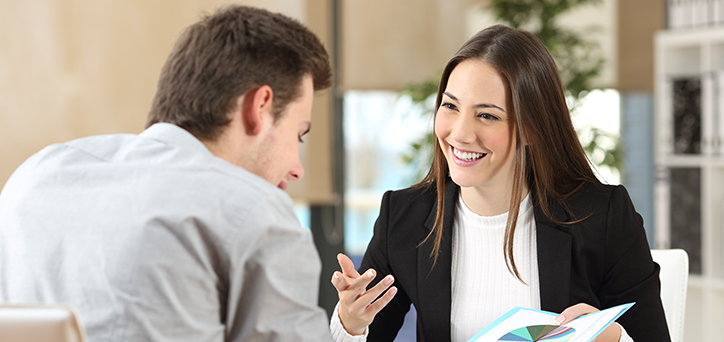 employees talking about talent recruiting kpis