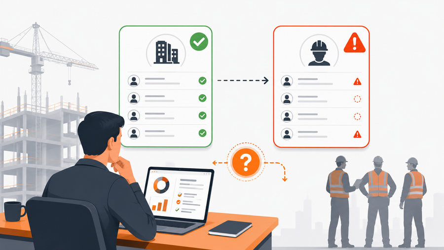 Blog Banner: Your Training Records Are Clean. Your Subcontractor's Aren't. Now What?