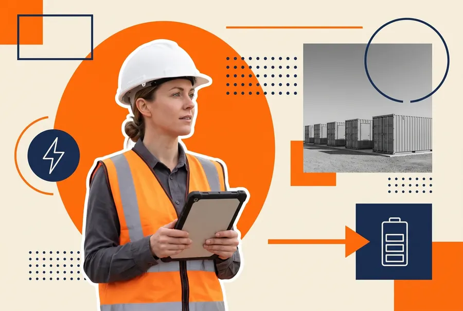 A utility workforce planner mapping battery storage roles to competencies and proficiency tiers