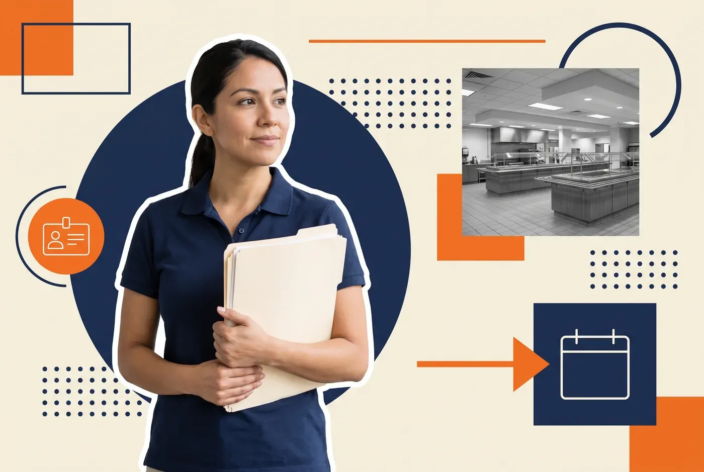 Campus HR coordinator processing returning seasonal dining and grounds staff
