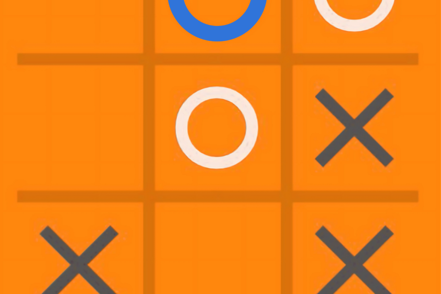 In a game like tic-tac-toe, AI often places a losing move