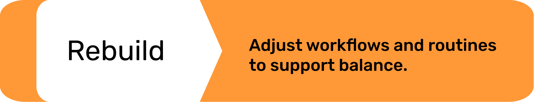 Rebuild: Adjust workflows and routines to support balance.
