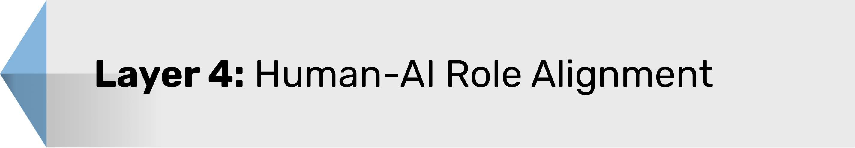 Layer 4: Human-AI Role Alignment