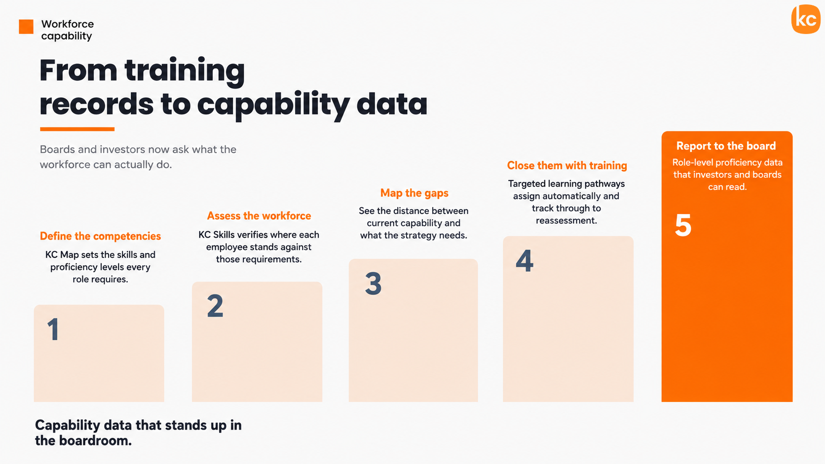Infographic: Workforce Capability Progression